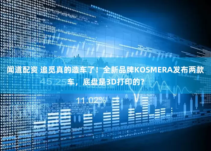 闻道配资 追觅真的造车了！全新品牌KOSMERA发布两款车，底盘是3D打印的？
